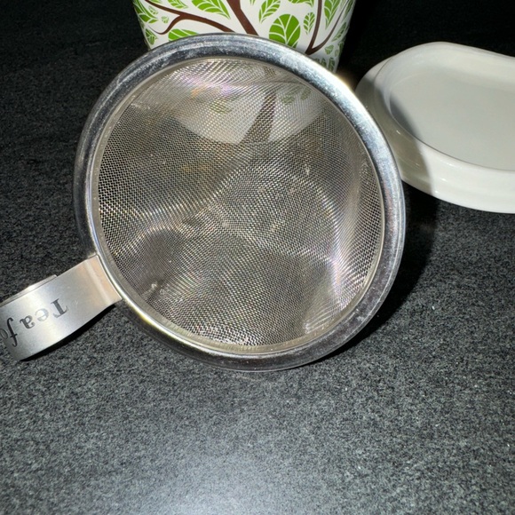 Tea Forte' Tree of Life Ceramic STEEPING CUP & INFUSER - Picture 2 of 10